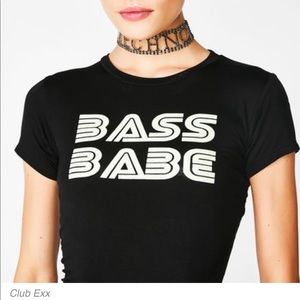Dollskill Clubexx Bass Babe Glow Tee